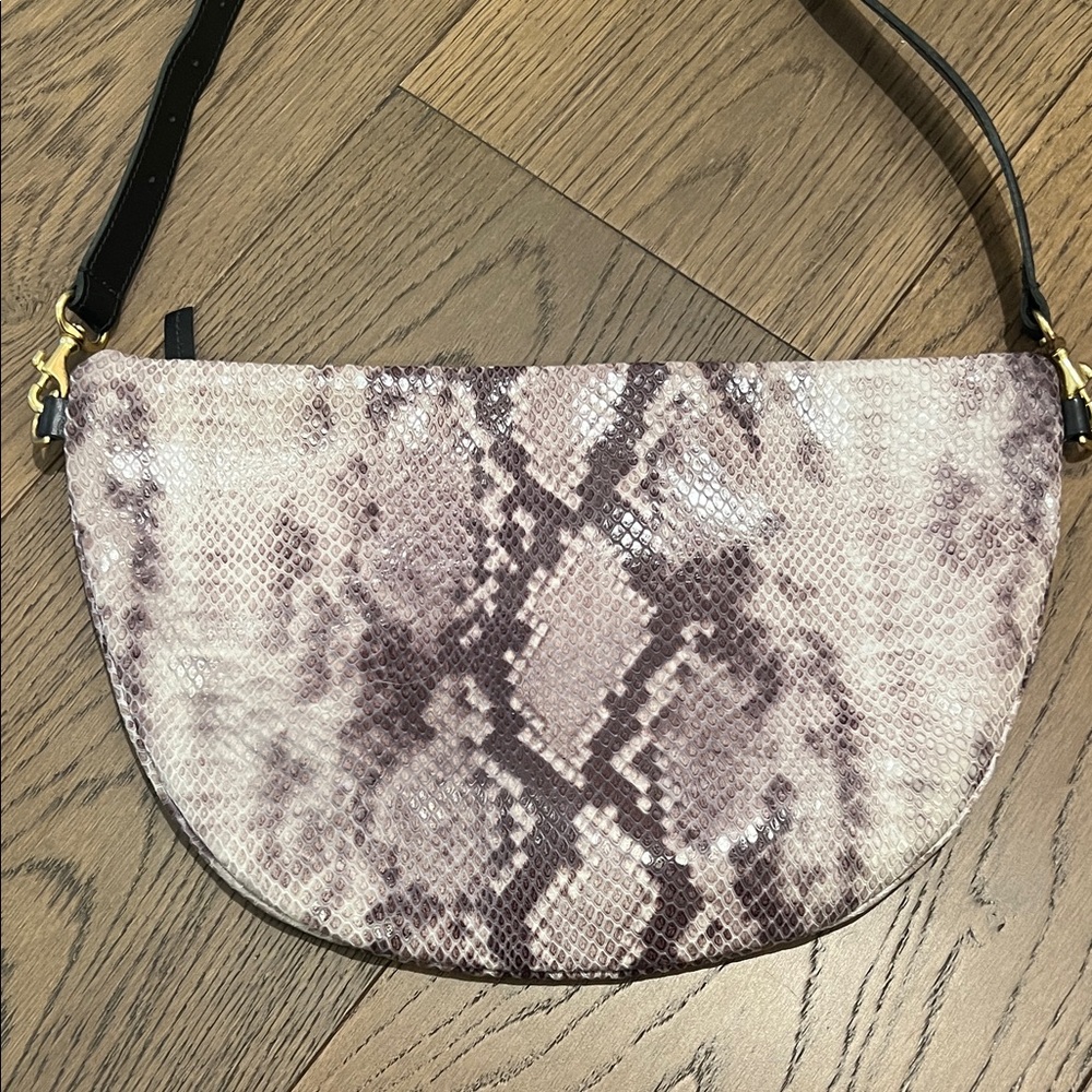 Clare V Grande Fanny leather crossbody belt snakeskin bag NWOT - Picture 11 of 11